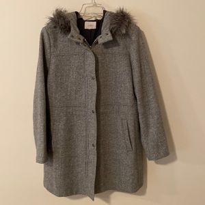 LOFT wool blend coat